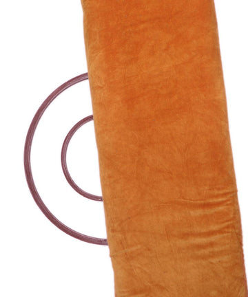 Mustard Colour Plain Cotton Velvet Fabric